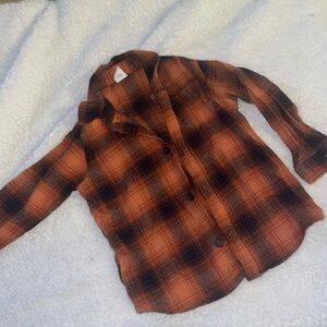 VGUC Old Navy plaid shirt size 18-24 months
